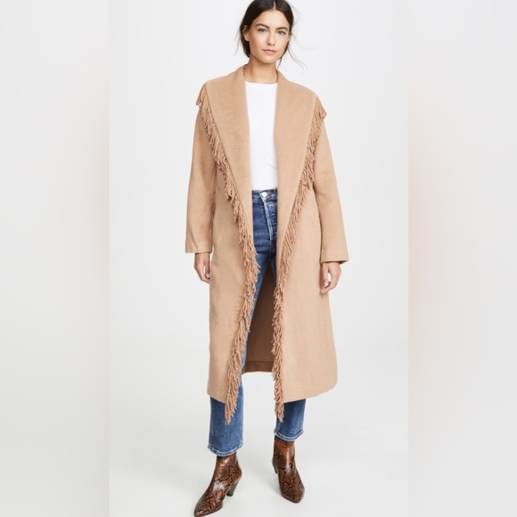 Line & Dot Linda Fringe Coat - Picture 4 of 5